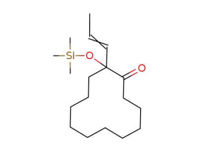 2-(prop-1-enyl)-2-trimethylsilyloxycyclododecanone
