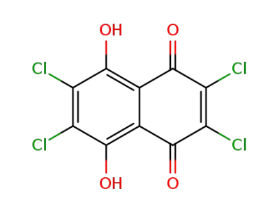 2,3,6,7-tetrachloro-5,8-dihydroxy-1,4-naphthoquinone