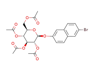 (6-bromo-[2]naphthyl)-(tetra-<i>O</i>-acetyl-β-D-glucopyranoside)